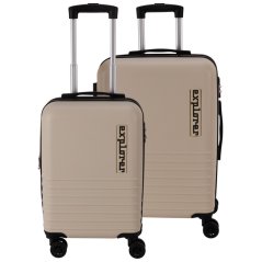 Sada cestovních kufrů 2 ks tmavě šedá