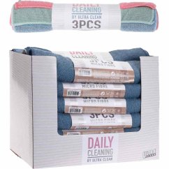 Set cârpă din microfibră 3 bucăți 30 x 30 cm