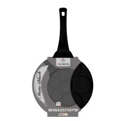 Lívanečník s titanovým povrchem Smajlíci 26 cm Matte Black Collection