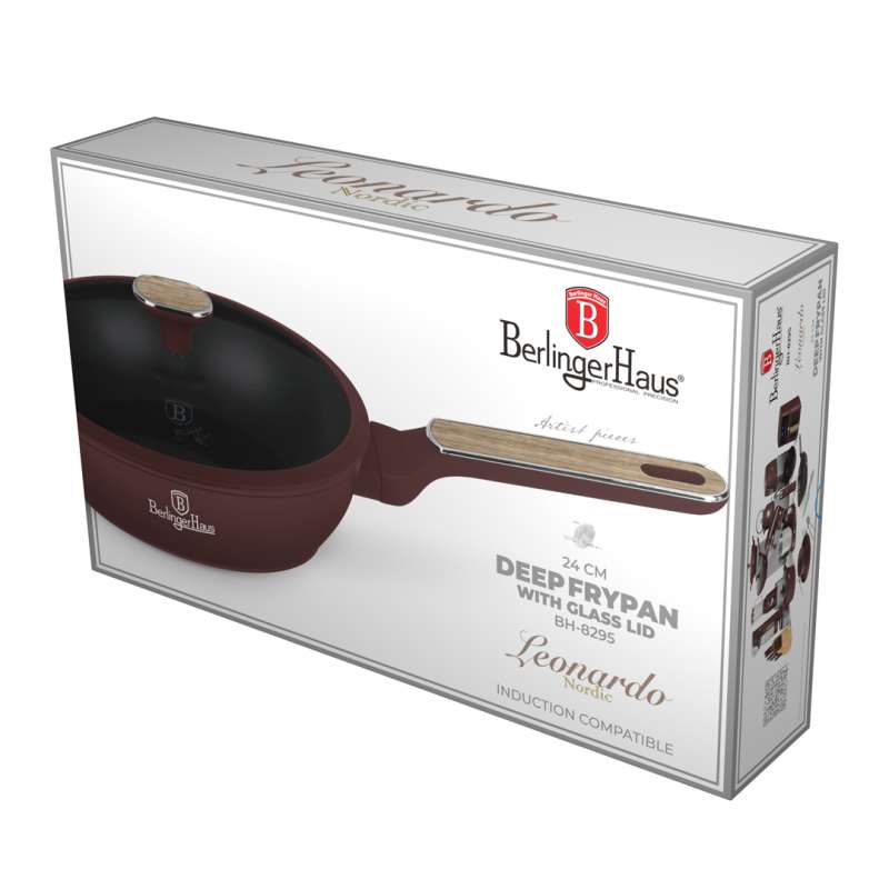 Pánev hluboká  s poklicí 24 cm Leonardo Nordic Collection