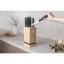 Sada nožů se stojanem BAMBOO 6 ks Matte Green Collection