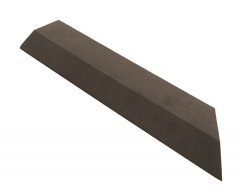 Bandă de tranziție G21 Teak indian pentru plăci WPC, colț 38,5 x 7,5 cm (dreapta)