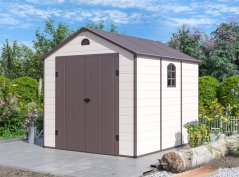 Casuta de gradina G21 Boston 670 - 241 x 278 cm, plastic, bej
