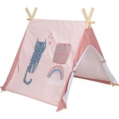 Cort de joaca pentru copii 101x106x106 cm roz