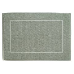 Koupelnová předložka LAVINIA 100% biobavlna světle šedá 50x70 cm