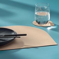 Covoraș EDEL din piele PU nugat 45.0x30.0x0.17cm