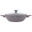 Pánev WOK s titanovým povrchem a poklicí 30 cm Taupe Collection Pánev WOK s titanovým povrchem a poklicí 30 cm Taupe Collection