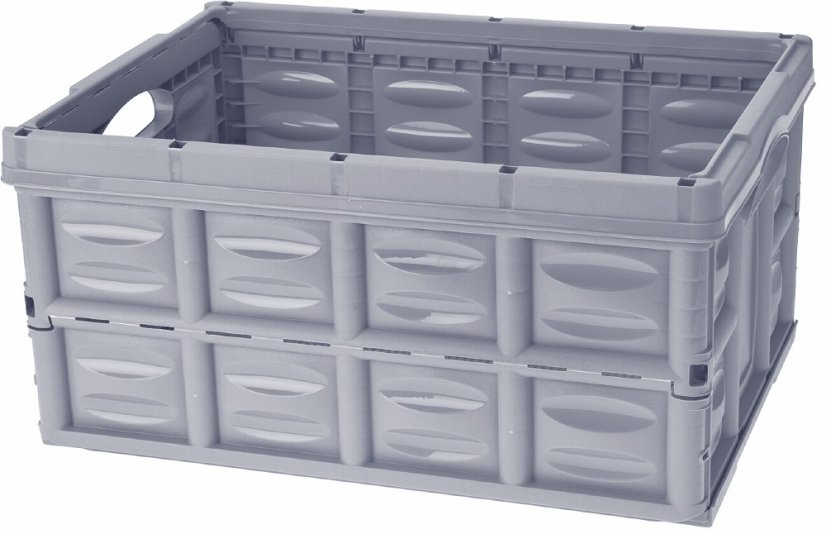 Přepravka plastová skládací 45 l šedá