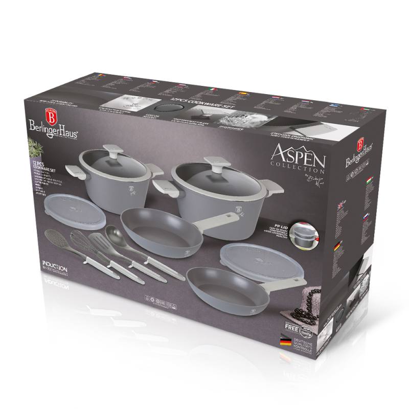Sada nádobí s titanovým povrchem 12 ks Aspen Collection