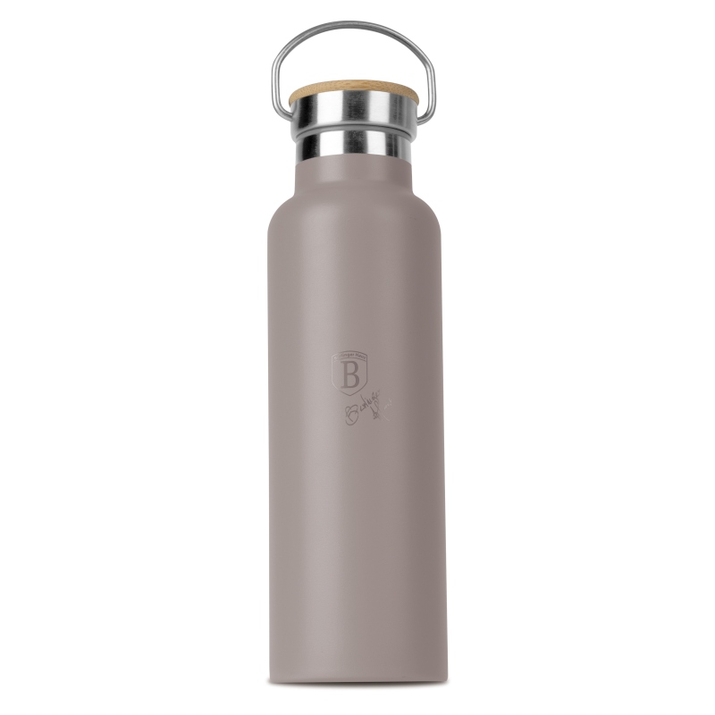 Termoska lahev s dvojitou stěnou nerez 0,6 l Taupe Collection