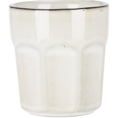 Jídelní sada 16 ks kamenina krémová