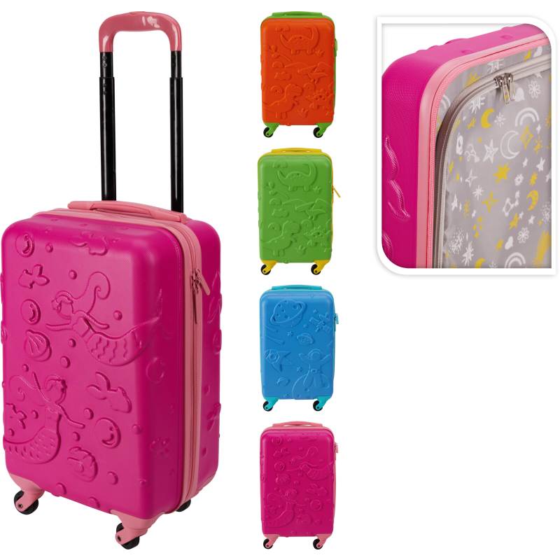 Dětský cestovní kufr 28 litrů DINO zelená