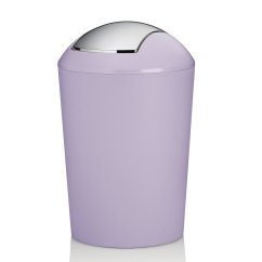 Coș de gunoi din plastic Marta, violet 29x19,5 cm