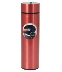 Termoska nerez s teplomerom 0,5 l červená