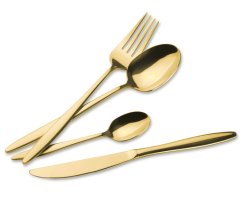 Sada príborov nerez 24 ks ZLATÁ