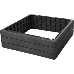 Lecho elevado 75 x 75 cm antracita