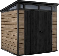 Casă de grădină Keter PENT Signature 7x7 Ashwood, cu podea