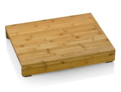 Prkénko krájecí se zásuvkami KENINA bambus 46 x 36 x 7 cm