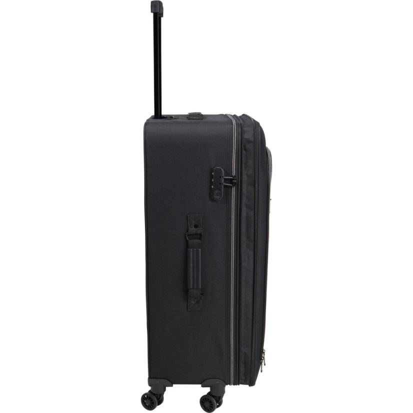 Sada cestovných kufrov 4 ks čierna