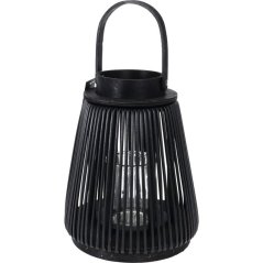 Lucerna dřevěná 20 x 25 cm černá Lucerna dřevěná 20 x 25 cm černá