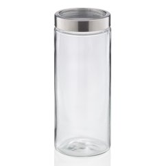 Dóza na potraviny Kara sklo transparentné 27,0 cm 11,0 cm 2,1 l