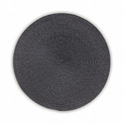 Prostírání KIMYA PP-plastik šedá H 0,2cm / Ř 38cm