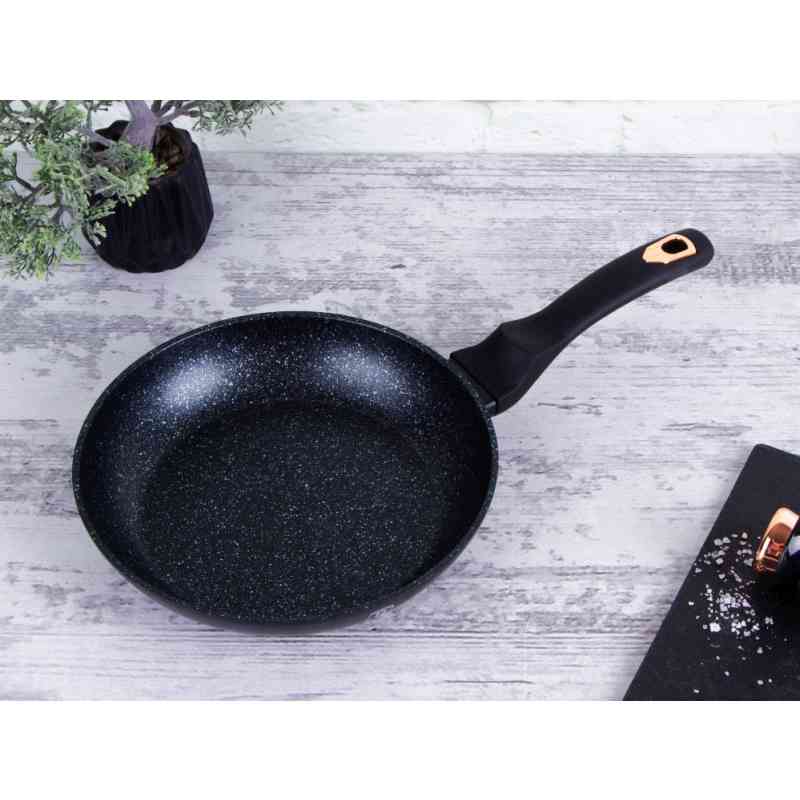 Sada pánví s mramorovým povrchem 3 ks Black Rose Collection