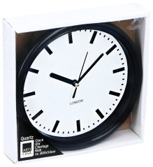 Ceas de perete 20 cm negru