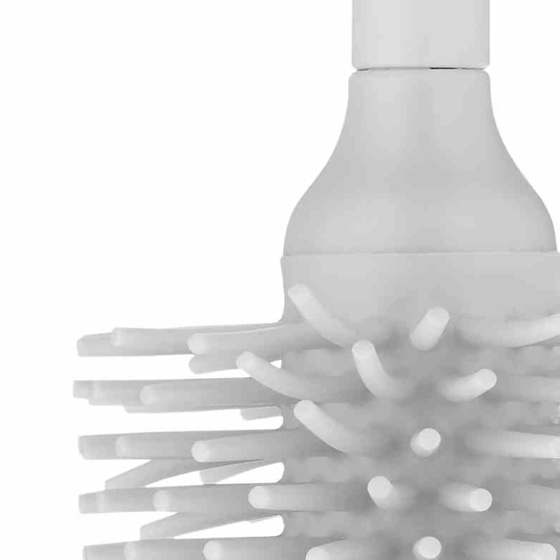 WC štětka La Brosse plast světle šedá