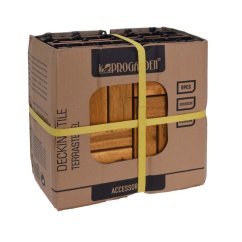 Drevené terasové dlaždice sada 9 ks Kamna