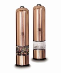 Mlýnek na pepř a sůl elektrický sada 2 ks Rosegold Metallic Line