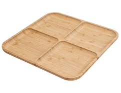 Bandeja de madera para servir 30 x 30 cm Bandeja de madera para servir 30 x 30 cm