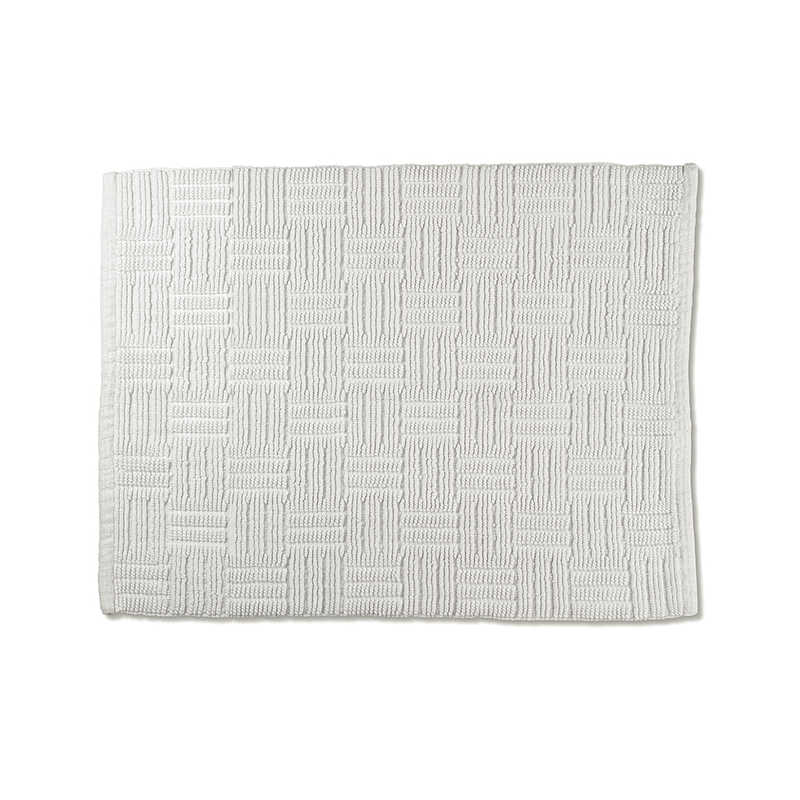 Koupelnová předložka Leana 65x55 cm bavlna bílá