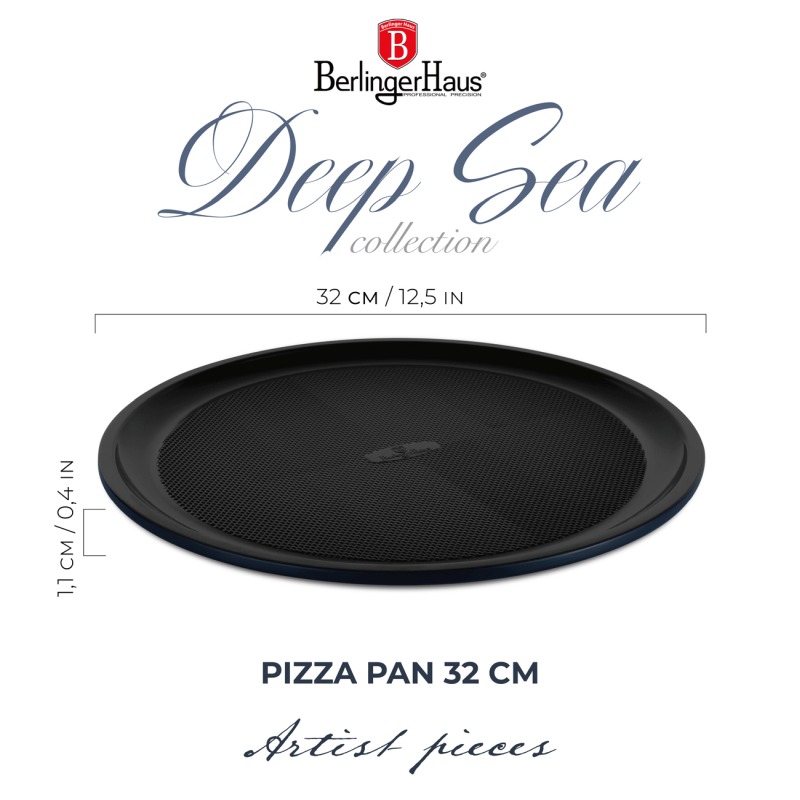 Pánev na pizzu s titanovým povrchem 36 cm Dep Sea Collection