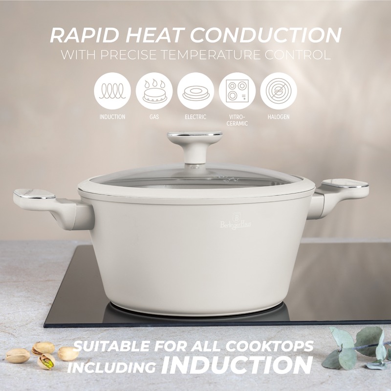 Sada nádobí s titanovým povrchem 10 ks Sahara Marble Collection