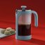 Konvice na čaj a kávu frenchpress kouřově modrá 1l Konvice na čaj a kávu frenchpress kouřově modrá 1l
