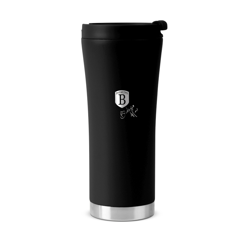 Cană termos din oțel inoxidabil cu pereți dubli 0,5 l Colecția Matte Black