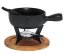 Syrové fondue COUNTRY nerez / keramika o22 cm