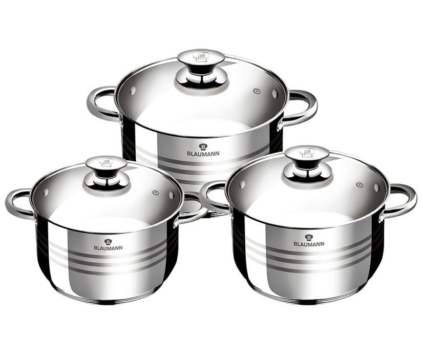 Sada nádobí nerez 6 ks Gourmet line