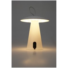 Lampă de masă reîncărcabilă albă