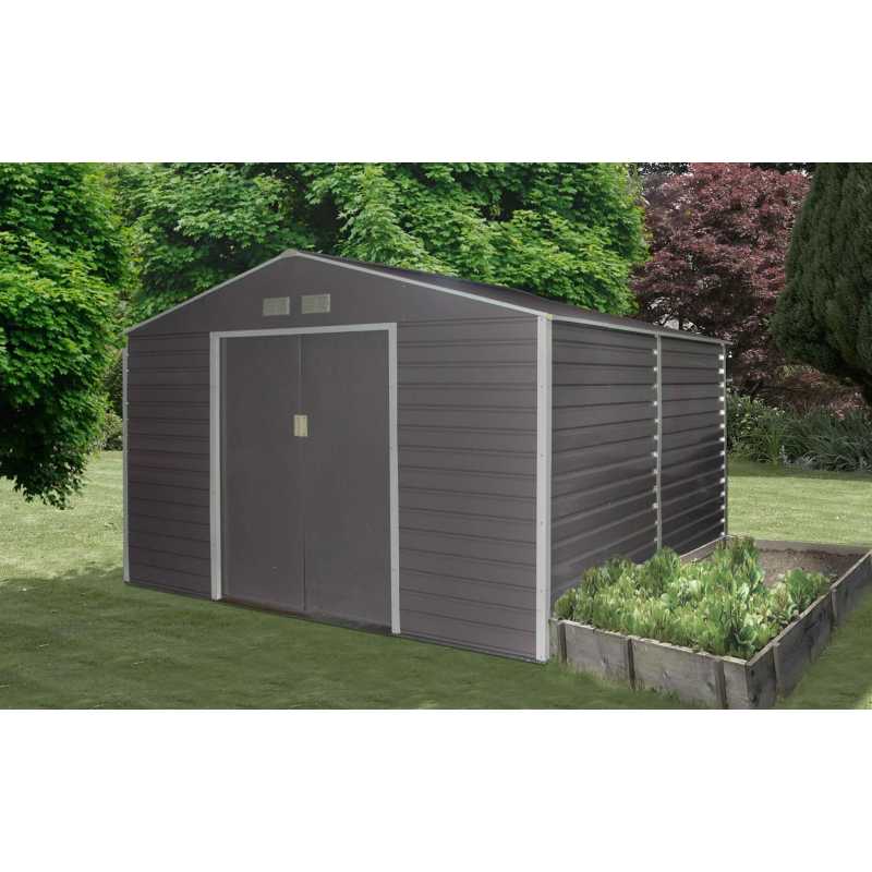 Casuta de gradina G21 GAH 884 - 277 x 319 cm, gri