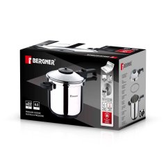Tlakový hrnec CRETA nerez 6 litrů, 22 cm Tlakový hrnec CRETA nerez 6 litrů, 22 cm
