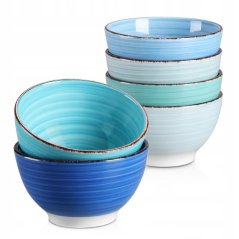 Miska na polievku súprava 6 ks 14 cm AZURE