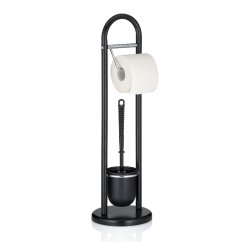 Set toaleta Fabio, negru 19x65 cm