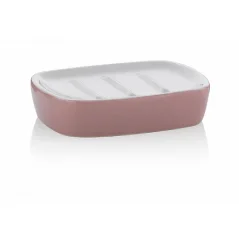 Sapunera LINDANO ceramica roz