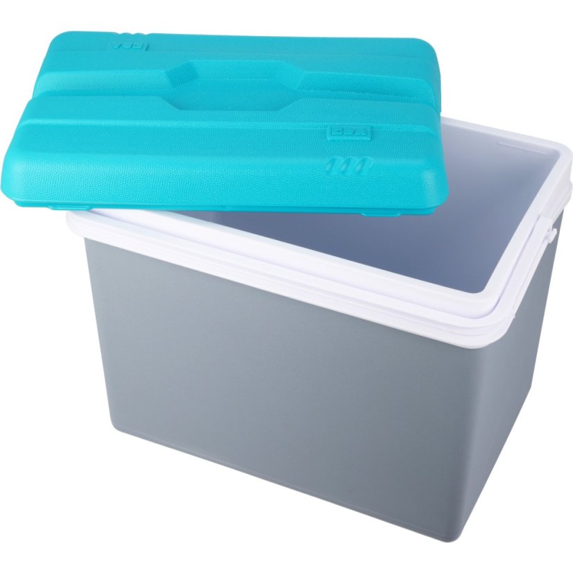 Chladicí box 24 litrů šedá/modrá
