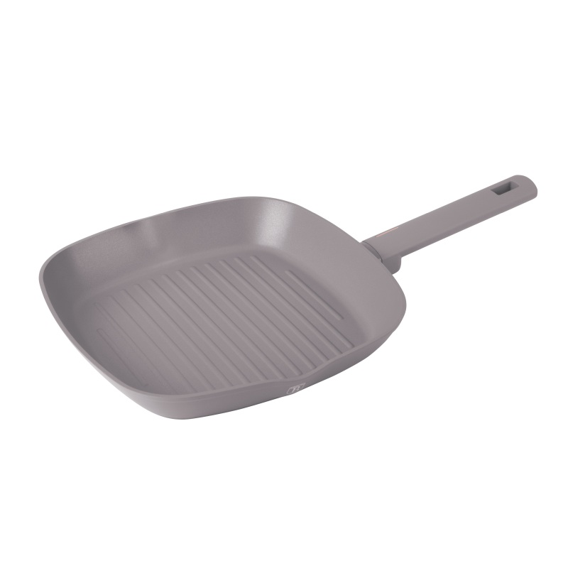 Sada pánví s titanovým povrchem 3 ks Taupe Collection steak