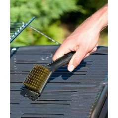 Čisticí kartáč na gril 2v1 (škrabka + štětiny) BBQ Brush