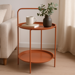 Odkládací stolek kovový 66 cm