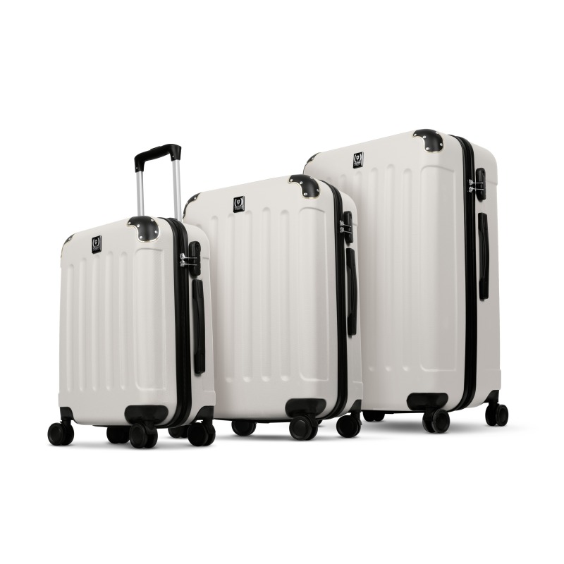 Sada kufrů 3 ks krémová